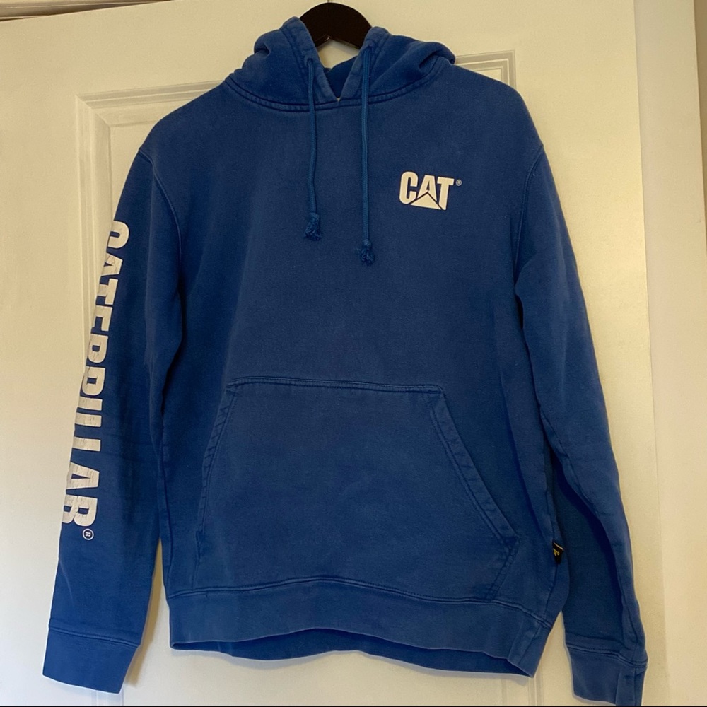 Caterpillar Men's Trademark Banner Hooded Sweatshirt